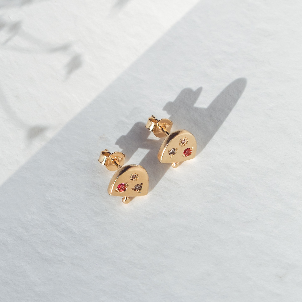 Juno Charm Studs by Daria Fox