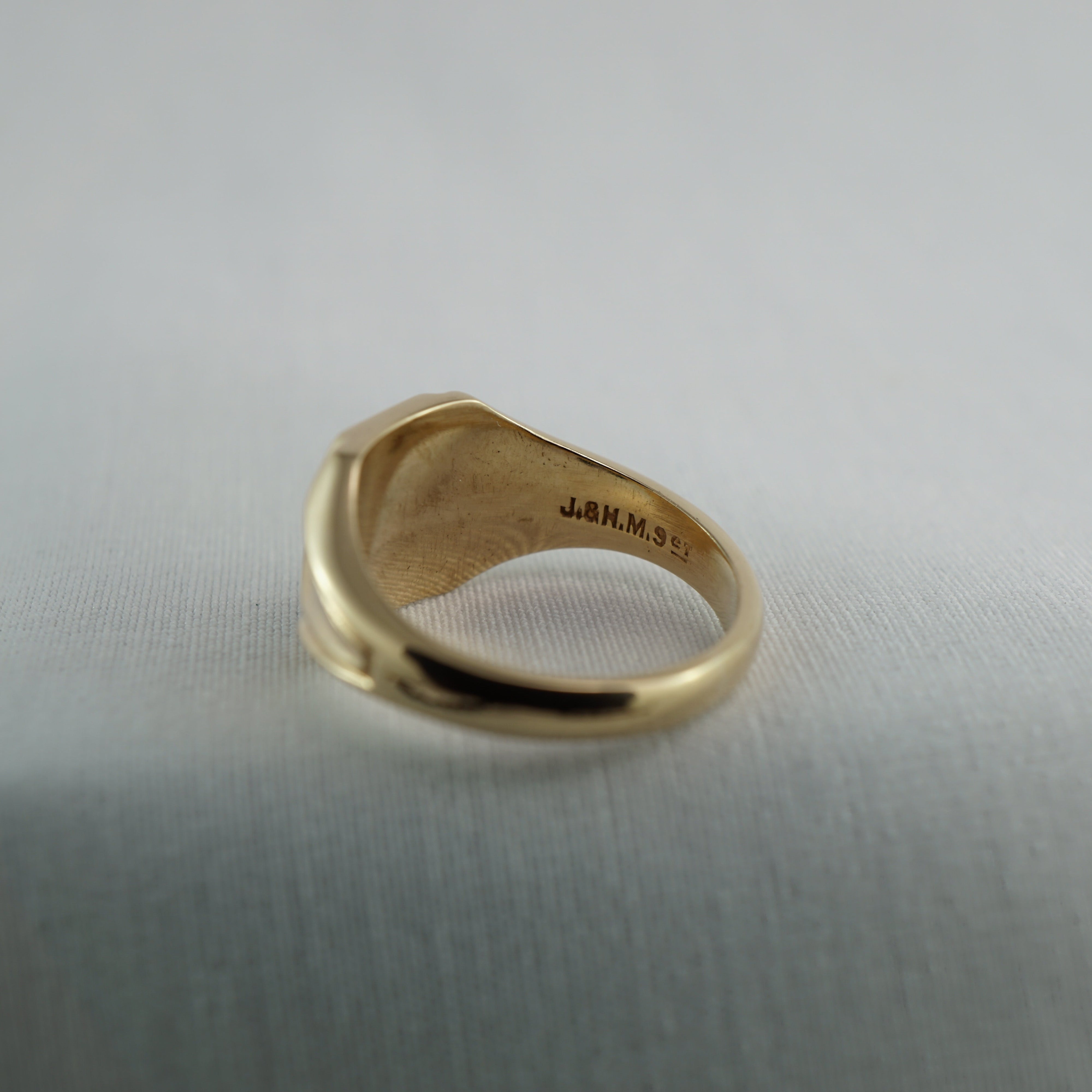 Vintage Solid Gold Signet Ring