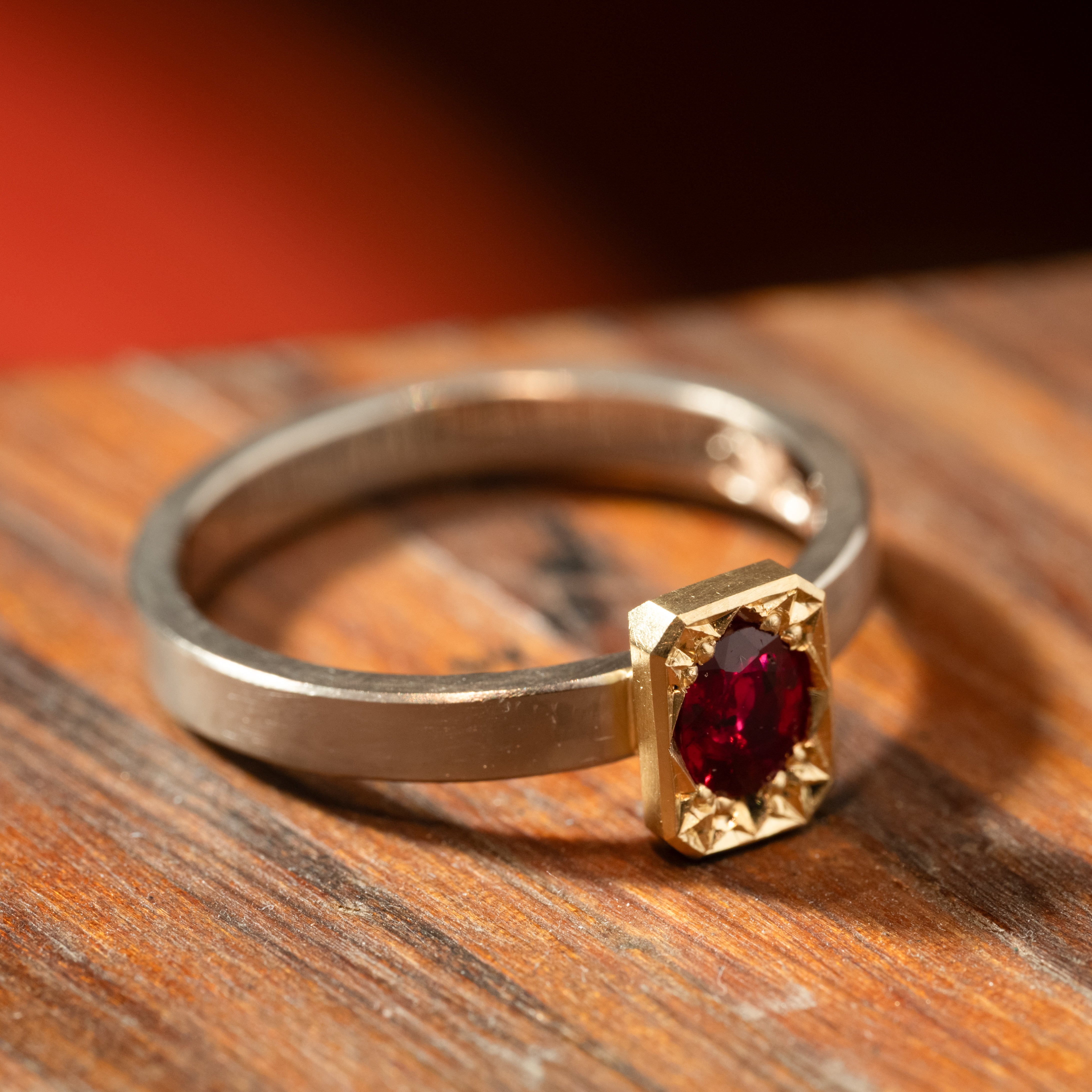 Handmade Natural Ruby Ring