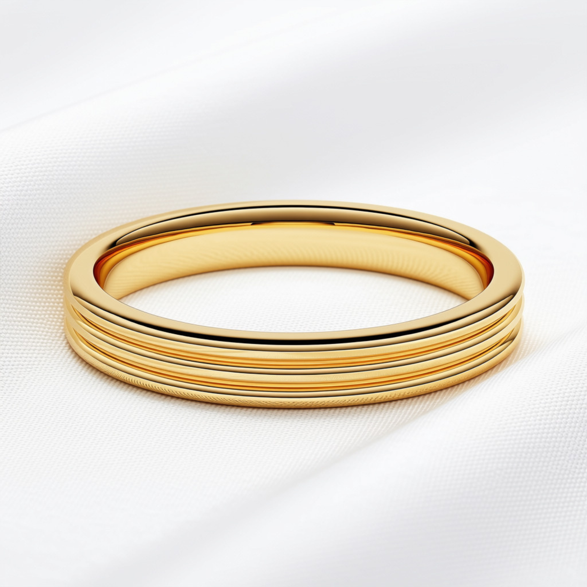 Grace 01 - Grooved Wedding Band